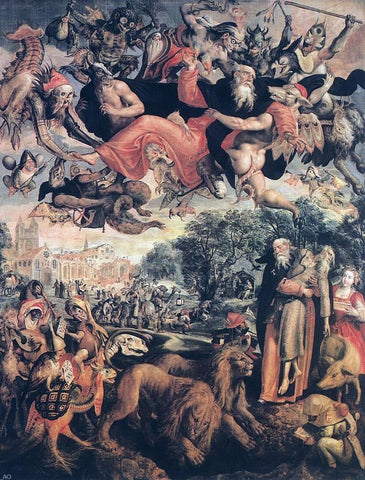  Marten De Vos The Temptation of St Antony - Hand Painted Oil Painting
