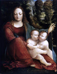  Martino Piazza Da Lodi Madonna and Child with the Infant St John - Hand Painted Oil Painting