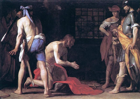  Massimo Stanzione Beheading of St John the Baptist - Hand Painted Oil Painting