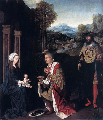  Master of Hoogstraeten Adoration of the Magi - Hand Painted Oil Painting