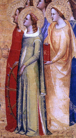  Master san Lucchese Coronation of the Virgin (detail) - Hand Painted Oil Painting