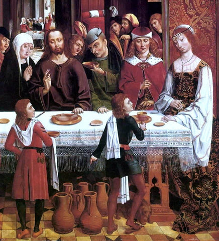  Master catholic Kings The Marriage at Cana (detail) - Hand Painted Oil Painting