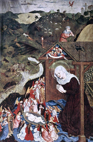  Master of the Polling Panels Adoration of the Child - Hand Painted Oil Painting