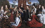  Master lucy Legend Virgin Surrounded by Female Saints - Hand Painted Oil Painting