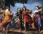  Matteo Rosselli The Triumph of David - Hand Painted Oil Painting