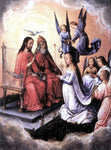  Michel Sittow Coronation of the Virgin - Hand Painted Oil Painting