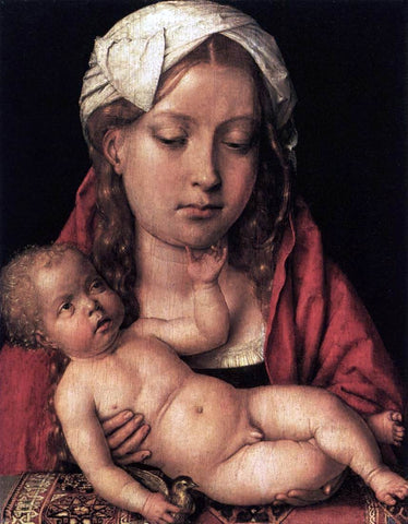  Michel Sittow Virgin and Child - Hand Painted Oil Painting