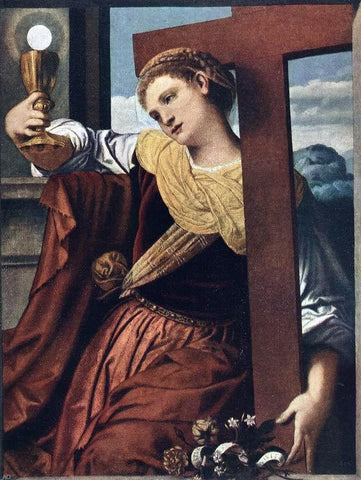  Moretto Da Brescia Allegory of Faith - Hand Painted Oil Painting