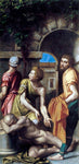  Moretto Da Brescia The Drunkenness of Noah - Hand Painted Oil Painting