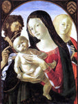  Neroccio De' Landi Madonna and Child with St John the Baptist and St Mary Magdalene - Hand Painted Oil Painting