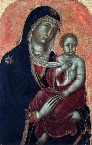  Niccolo Di Segna Virgin and Child - Hand Painted Oil Painting