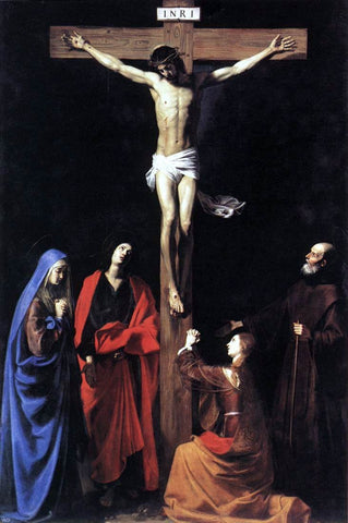  Nicolas Tournier Crucifixion - Hand Painted Oil Painting