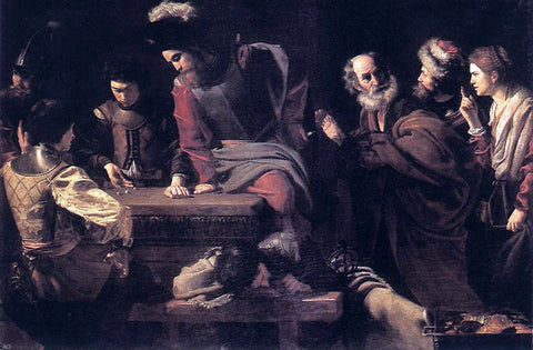  Nicolas Tournier Denial of St Peter - Hand Painted Oil Painting
