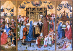  Painters (2) Masters Altarpiece of the Seven Joys of Mary - Hand Painted Oil Painting