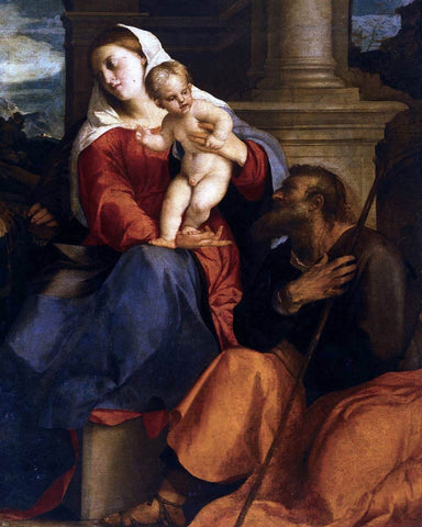  Palma Vecchio Sacred Conversation (detail) - Hand Painted Oil Painting