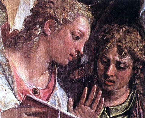  Paolo Veronese The Marriage of St Catherine (detail: 1) - Hand Painted Oil Painting