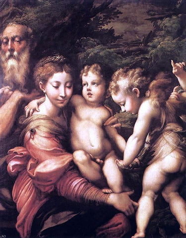  Parmigianino Rest on the Flight to Egypt - Hand Painted Oil Painting