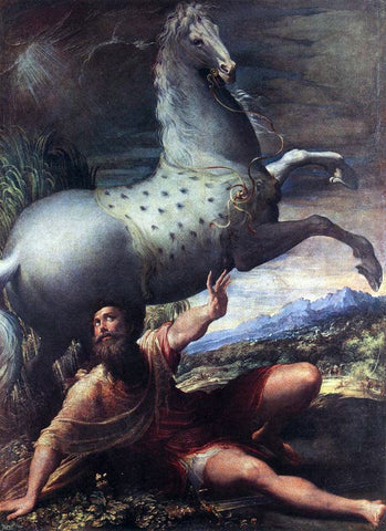  Parmigianino The Conversion of St Paul - Hand Painted Oil Painting