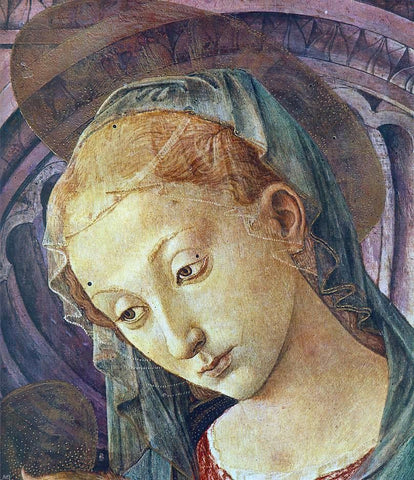  Pesellino Madonna with Child (detail) - Hand Painted Oil Painting