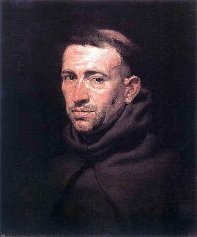  Peter Paul Rubens Head of a Franciscan Friar - Hand Painted Oil Painting