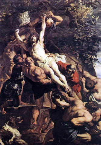  Peter Paul Rubens Raising of the Cross (detail) - Hand Painted Oil Painting