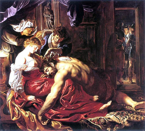  Peter Paul Rubens Samson and Delilah - Hand Painted Oil Painting