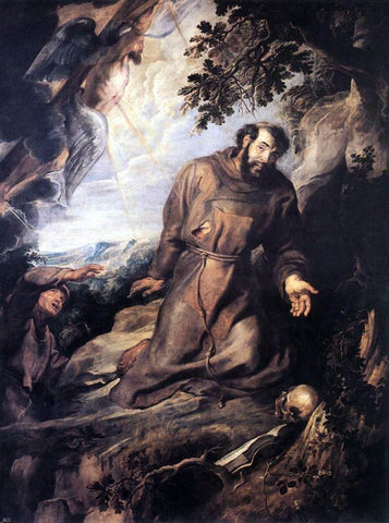  Peter Paul Rubens St Francis of Assisi Receiving the Stigmata - Hand Painted Oil Painting