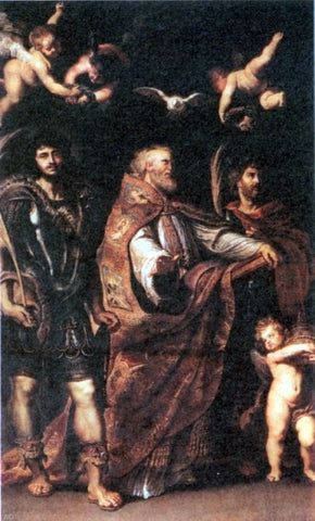  Peter Paul Rubens St George with St Maurus and Papianus - Hand Painted Oil Painting