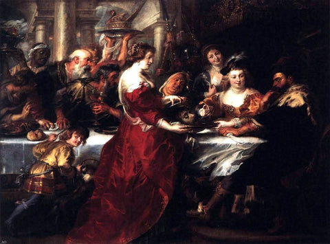  Peter Paul Rubens The Feast of Herod - Hand Painted Oil Painting