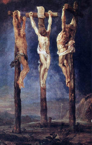  Peter Paul Rubens The Three Crosses - Hand Painted Oil Painting