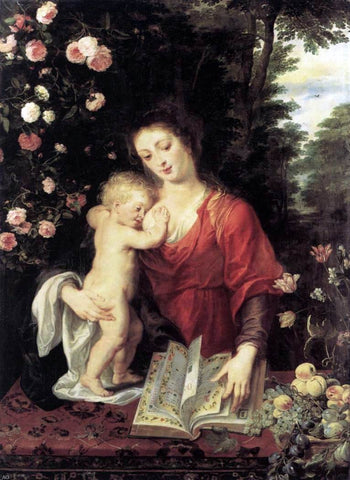  Peter Paul Rubens Virgin and Child - Hand Painted Oil Painting