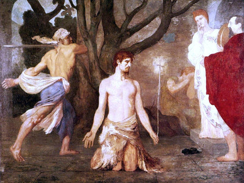  Pierre Puvis De Chavannes The Beheading of St John the Baptist - Hand Painted Oil Painting