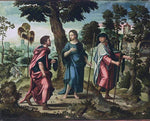  Pieter Coecke Van Aelst Christ and His Disciples on Their Way to Emmaus - Hand Painted Oil Painting