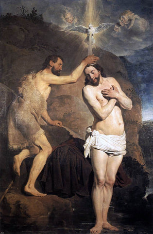  Pieter De Grebber Baptism of Christ - Hand Painted Oil Painting