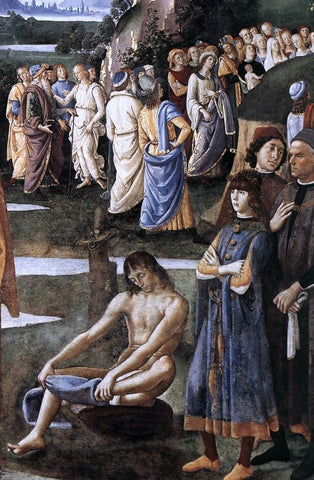  Pietro Perugino Baptism of Christ [detail] - Hand Painted Oil Painting