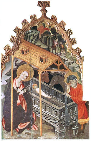  Ramon De Mur Birth of Jesus - Hand Painted Oil Painting