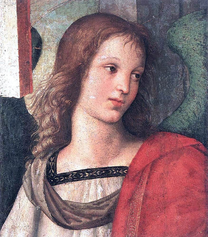  Raphael Angel (Fragment of the Baronci Altarpiece) - Hand Painted Oil Painting