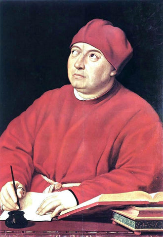  Raphael Cardinal Tommaso Inghirami - Hand Painted Oil Painting