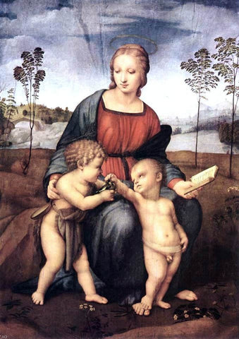  Raphael Madonna del Cardellino - Hand Painted Oil Painting