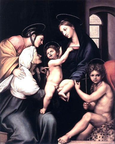  Raphael Madonna dell'Impannata - Hand Painted Oil Painting