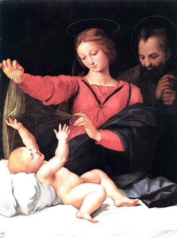 Raphael Madonna of Loreto (Madonna del Velo) - Hand Painted Oil Painting