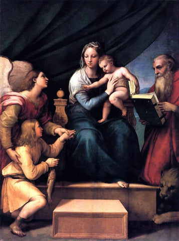  Raphael Madonna with the Fish - Hand Painted Oil Painting