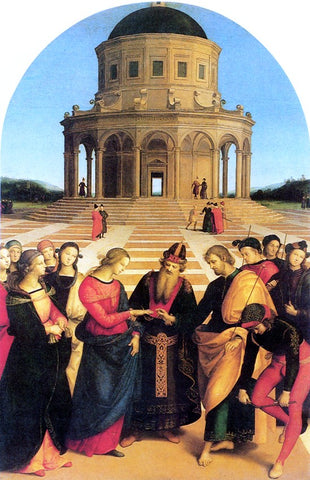  Raphael Marriage of the Virgin - Hand Painted Oil Painting