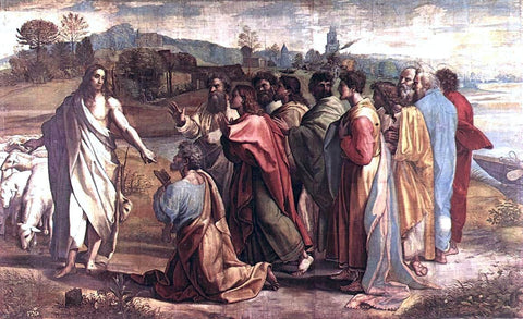  Raphael The Handing-Over the Keys - Hand Painted Oil Painting