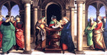  Raphael The Presentation in the Temple (Oddi altar, predella) - Hand Painted Oil Painting