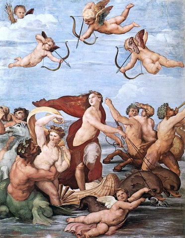  Raphael The Triumph of Galatea - Hand Painted Oil Painting