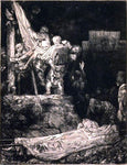  Rembrandt Van Rijn The Descent from the Cross by Torch Light - Hand Painted Oil Painting