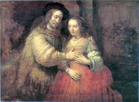  Rembrandt Van Rijn Jewish Bride - Hand Painted Oil Painting