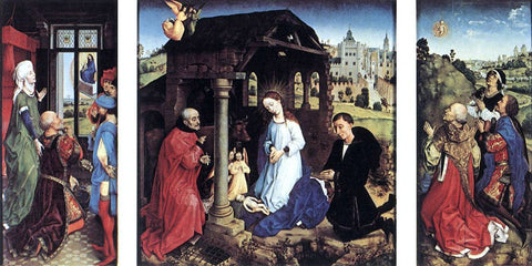  Rogier Van der Weyden Pierre Bladelin Triptych - Hand Painted Oil Painting