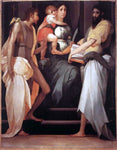  Rosso Fiorentino Madonna Enthroned between Two Saints - Hand Painted Oil Painting